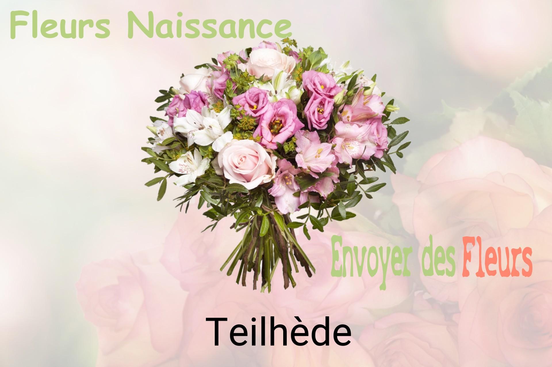 Bouquet de fleurs de naissance livré à Teilhède